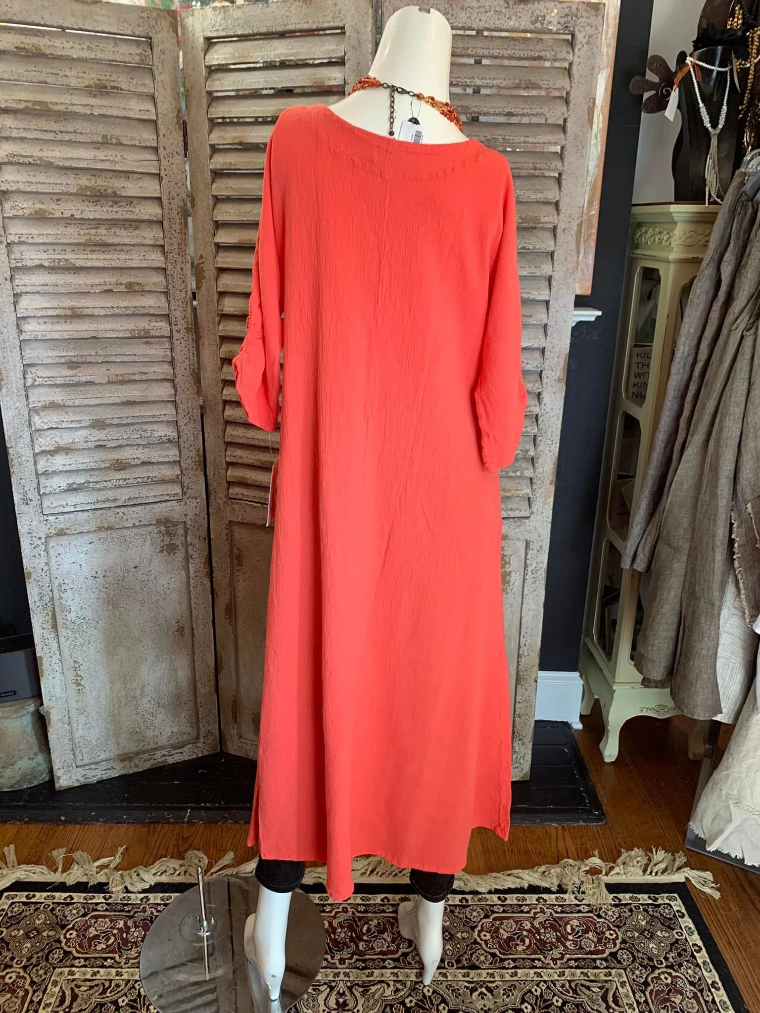 20 Chuchin Dress-Salmon