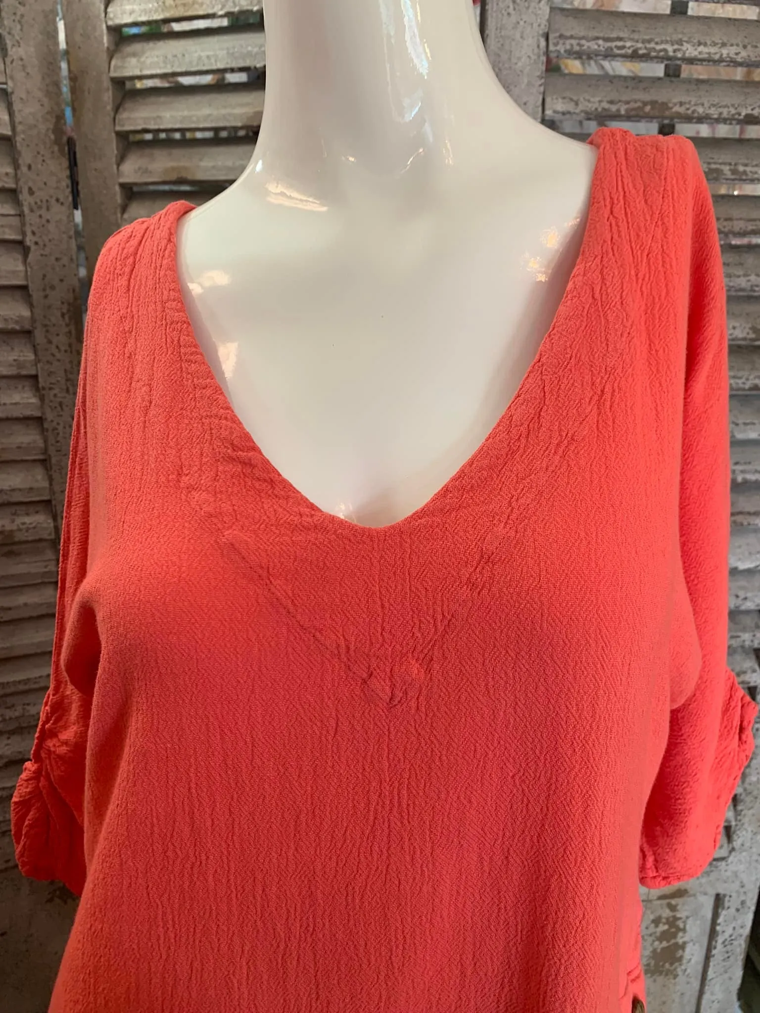 20 Chuchin Dress-Salmon
