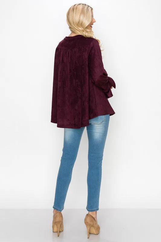 Abia Top - Mulberry