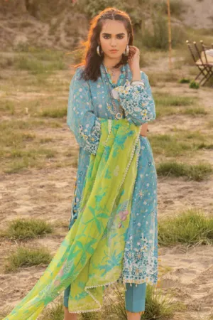 Adan's Libas Printkari Unstitched 3 Piece Lawn Collection'2023-A-08