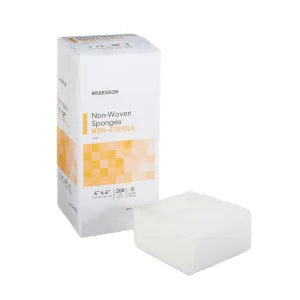 Adi Medical Non-Woven Gauze Sponge Gauze Sponge Nonwoven 4X4 6Plyslit Ns 200/Bx 10Bx/Cs