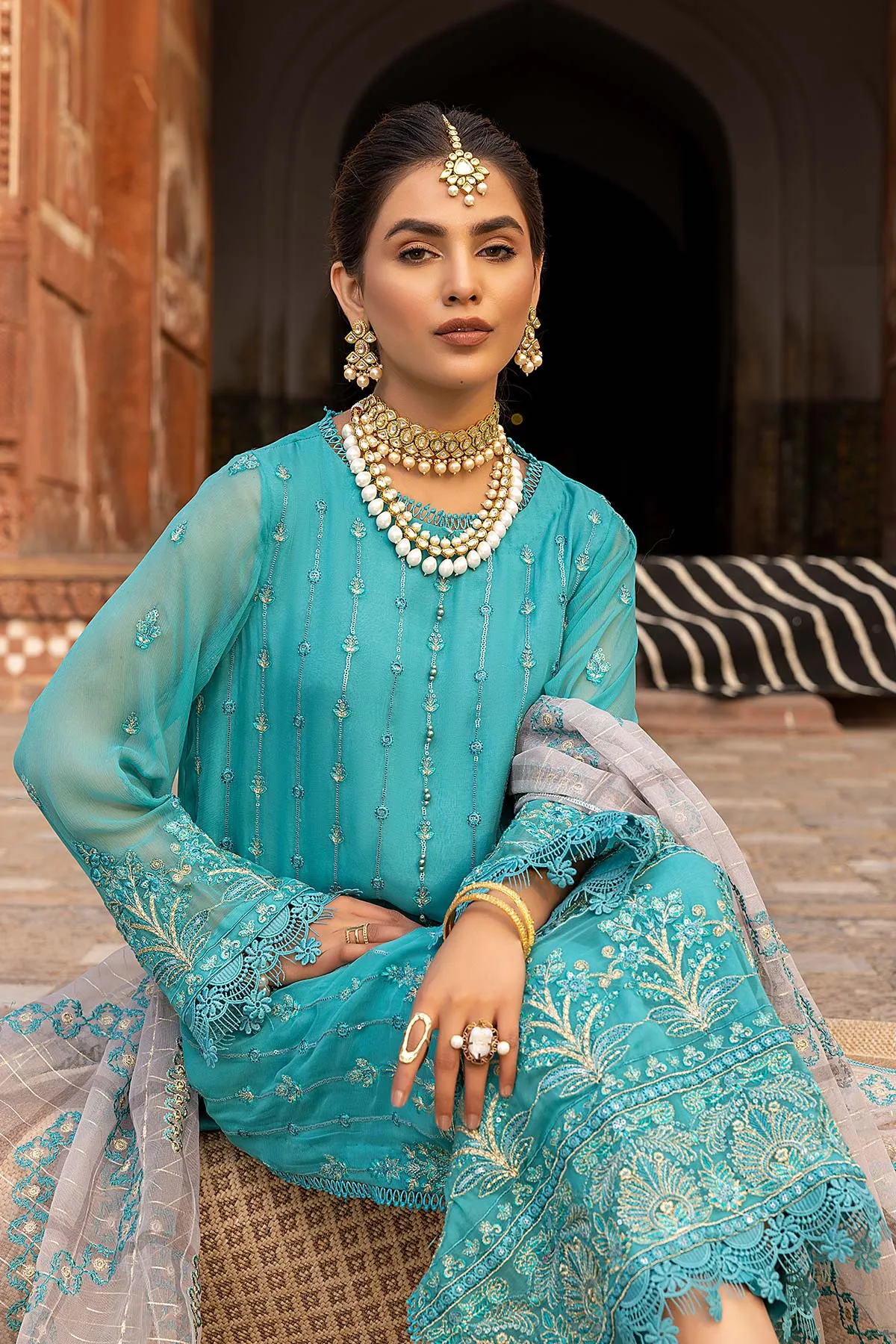 Allure by Charizma Embroidered Chiffon Collection 2022  – CAL22-06