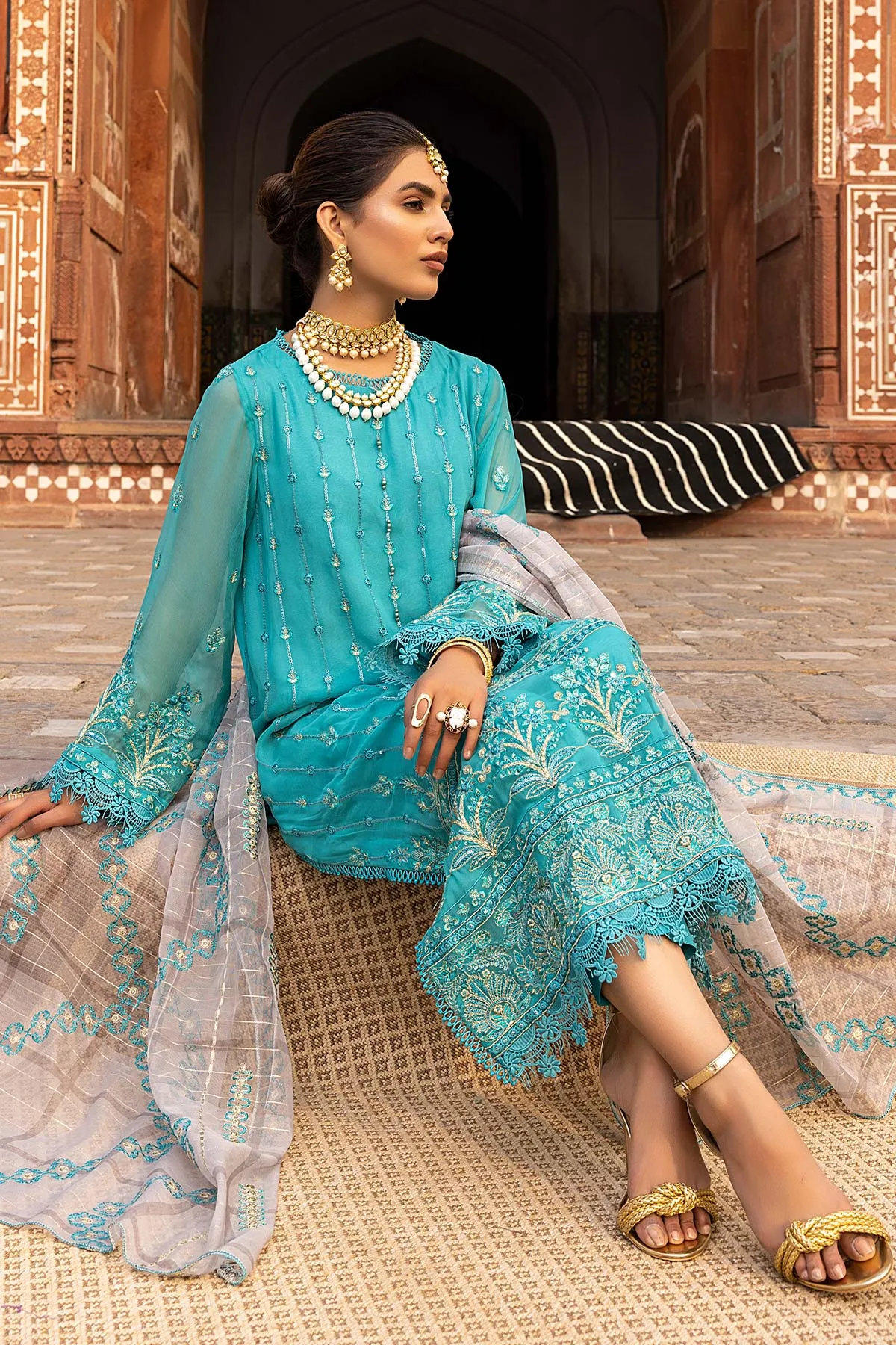 Allure by Charizma Embroidered Chiffon Collection 2022  – CAL22-06