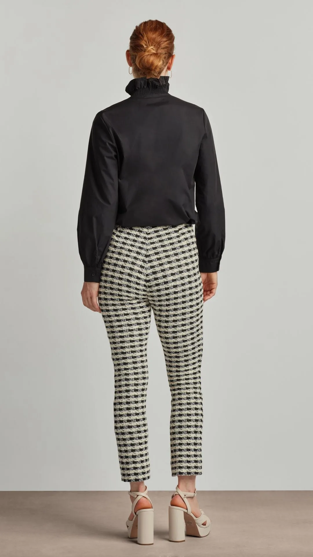 AMELIA RUFFLE NECK SHIRT