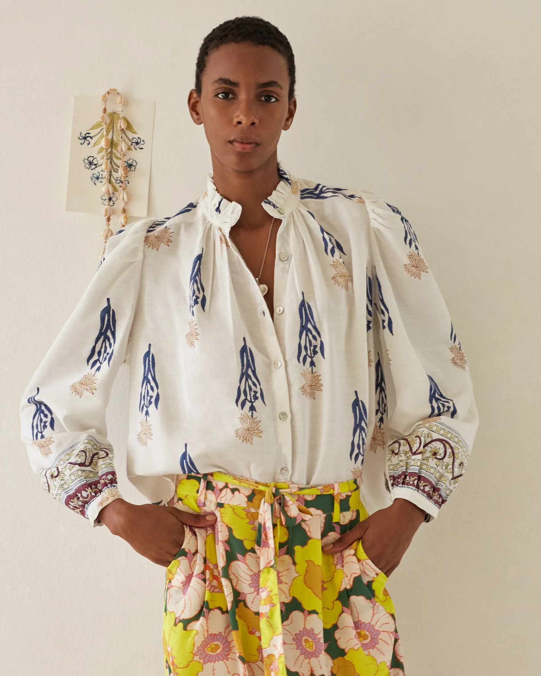 Annabel Brown Dahlia Shirt