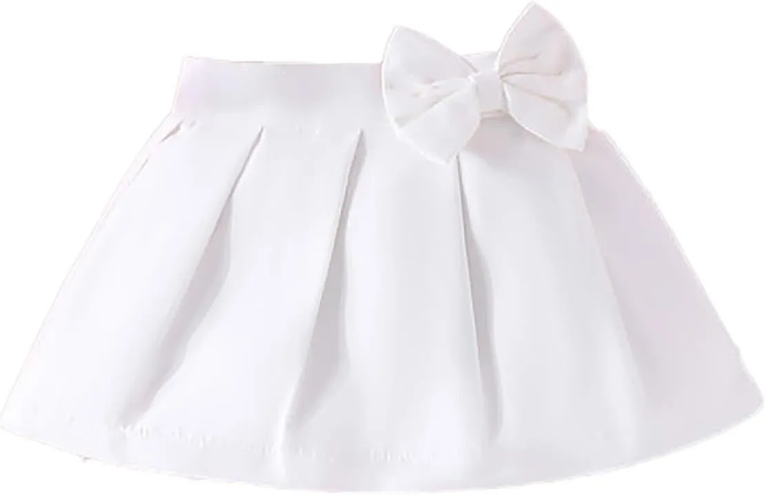 Baby Girl Skirt Baby Girls Pleated Skirt Pleated Skirt for Baby Girls White Skirt Baby Girls Kids Pleated Skirt Baby Girl's Skirts