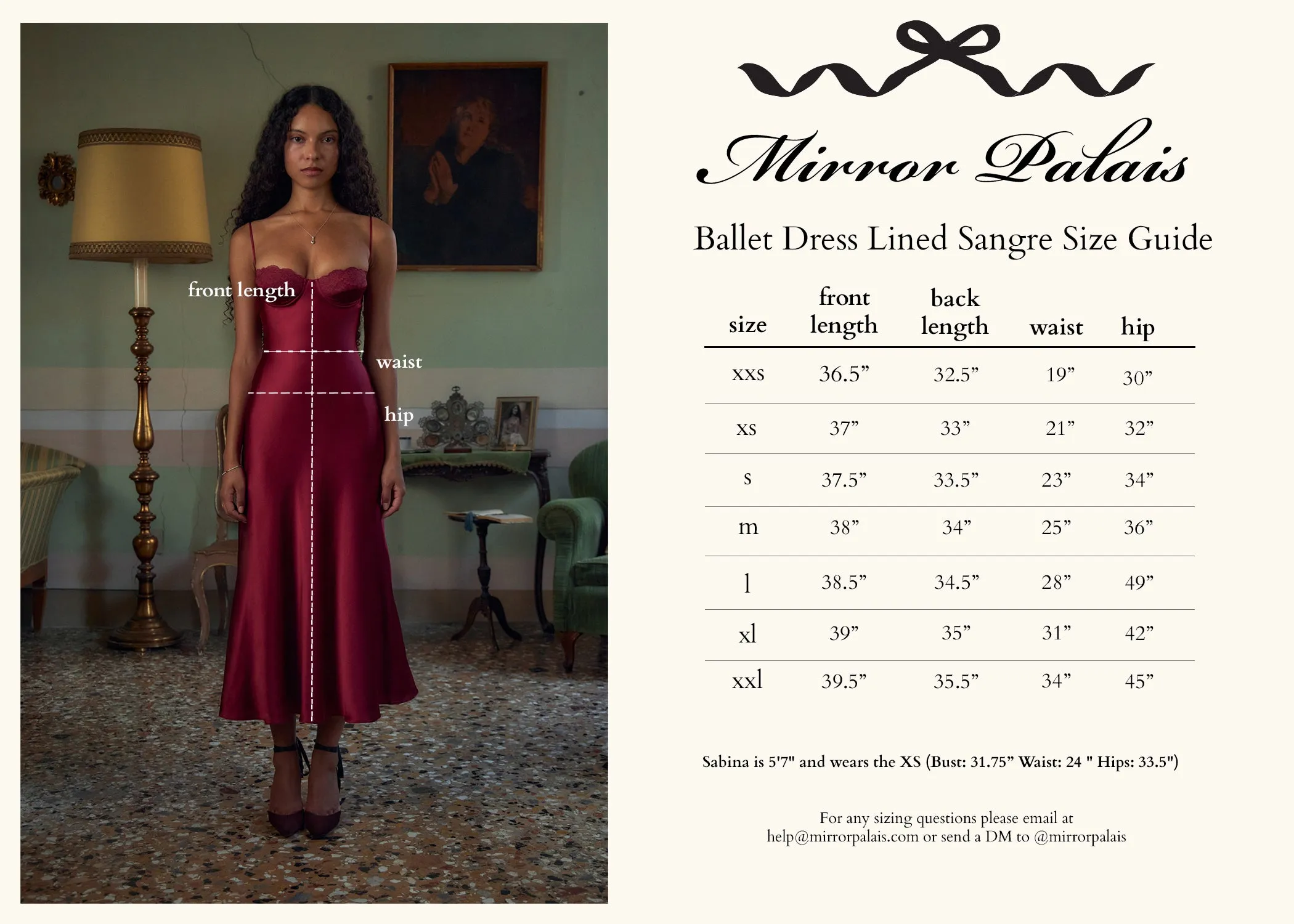 Elegant Sangre Lined Ballet Dress - Pre-Order Now
