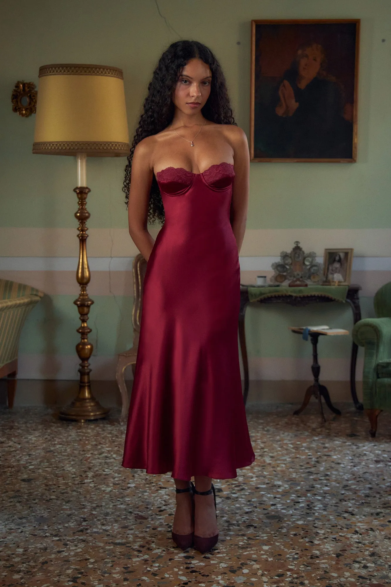 Elegant Sangre Lined Ballet Dress - Pre-Order Now