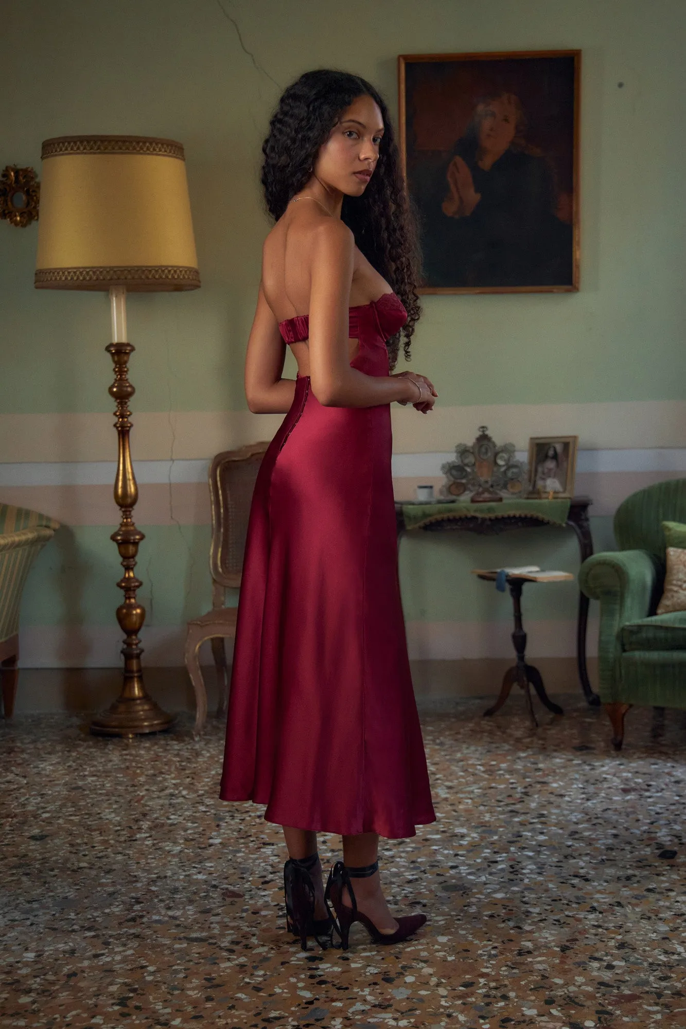 Elegant Sangre Lined Ballet Dress - Pre-Order Now