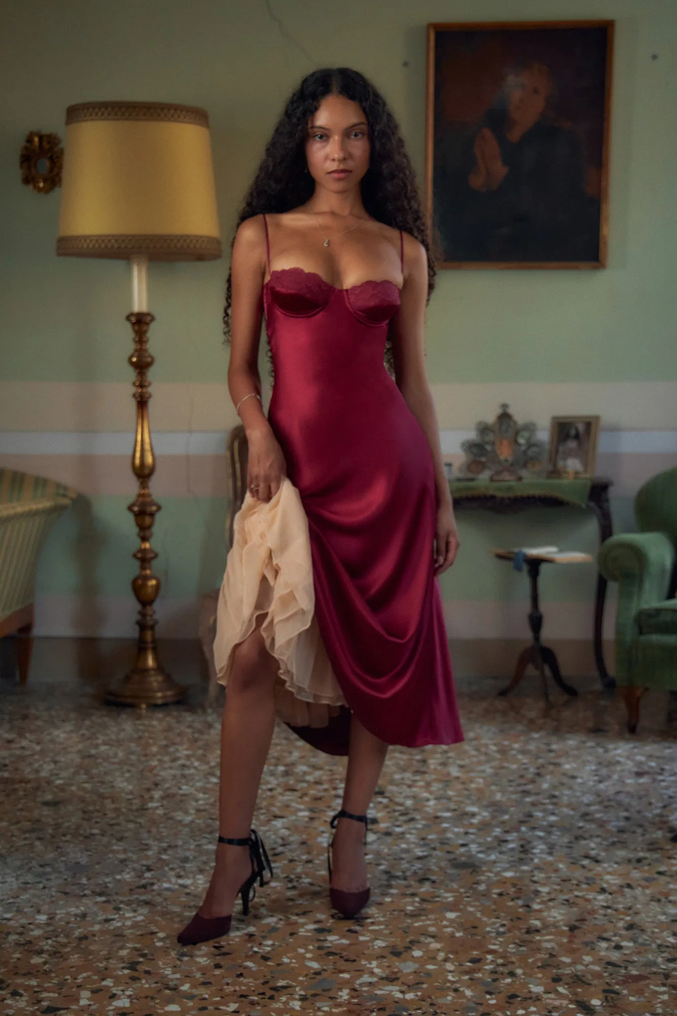 Elegant Sangre Lined Ballet Dress - Pre-Order Now