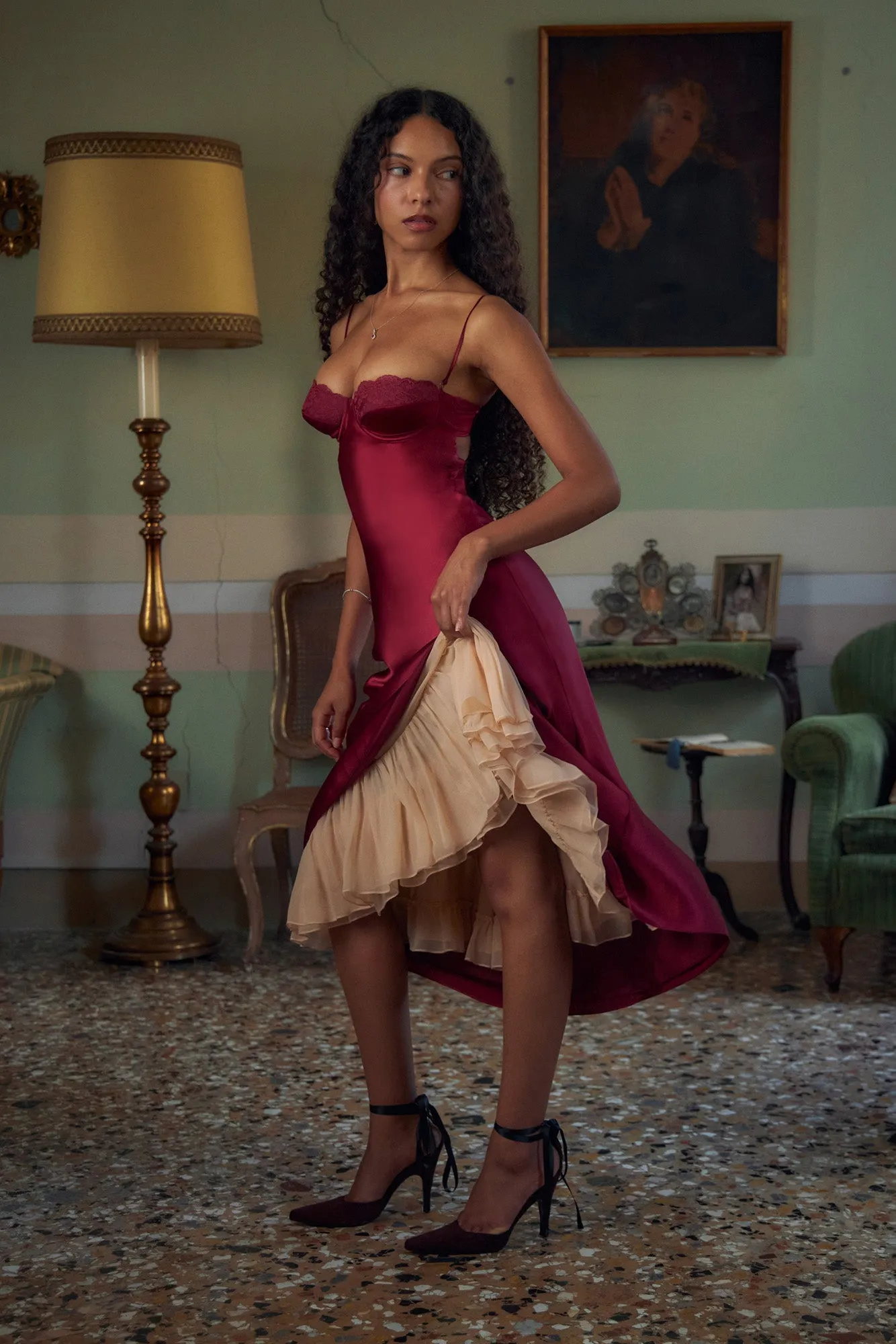 Elegant Sangre Lined Ballet Dress - Pre-Order Now