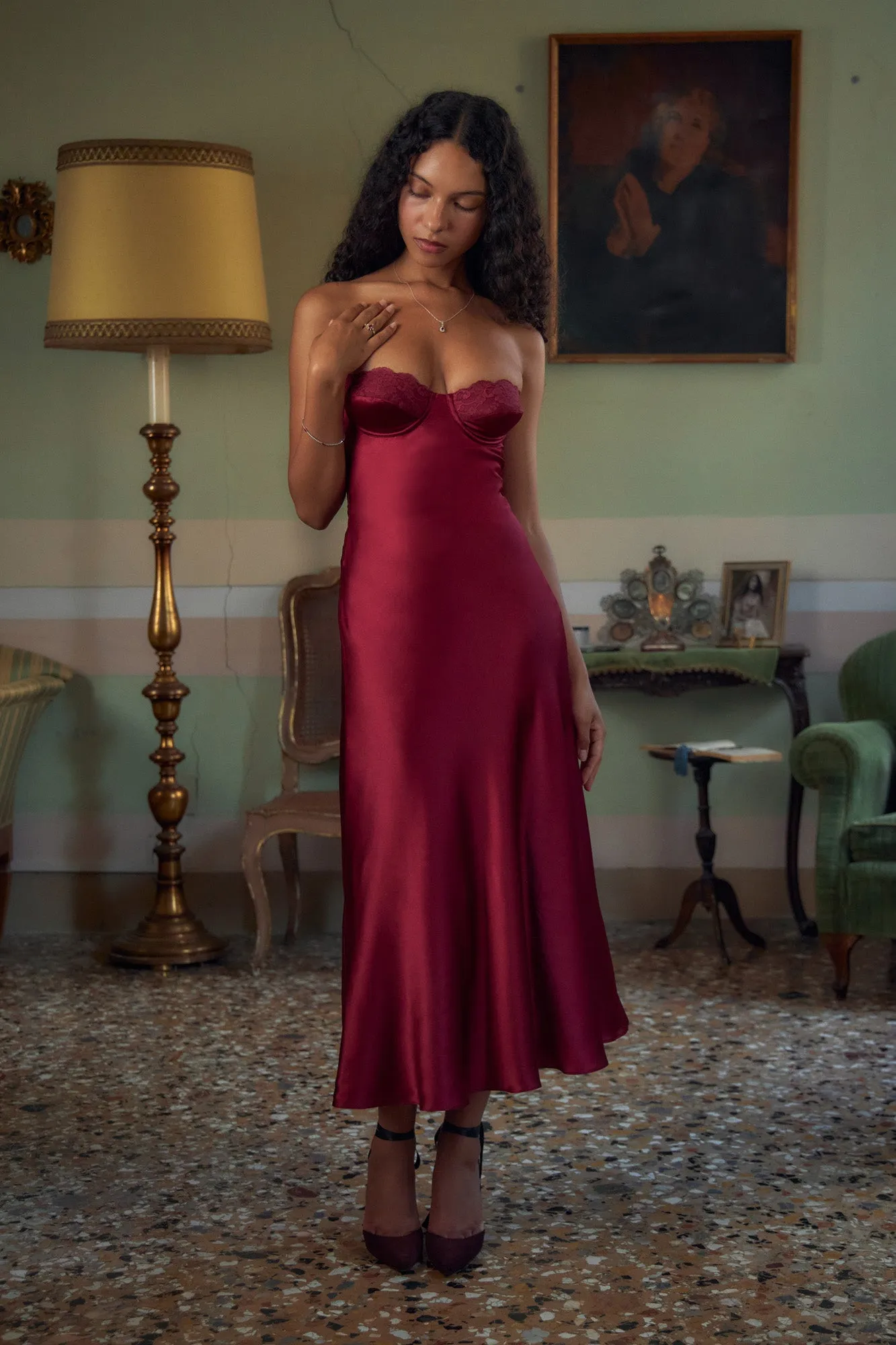 Elegant Sangre Lined Ballet Dress - Pre-Order Now