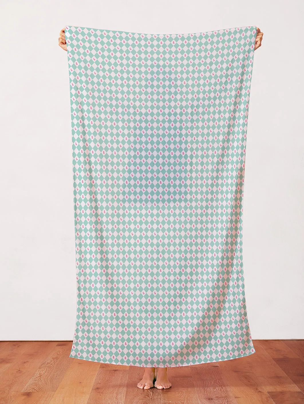 Bear & Duck Diamonds - Teal
