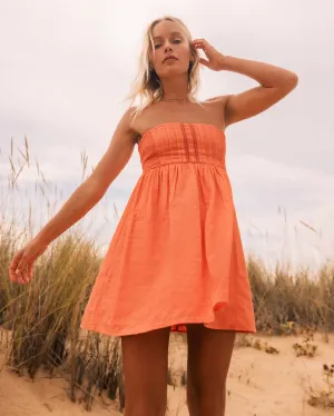 Billabong Summers End Mini Dress - SWEET PAPAYA
