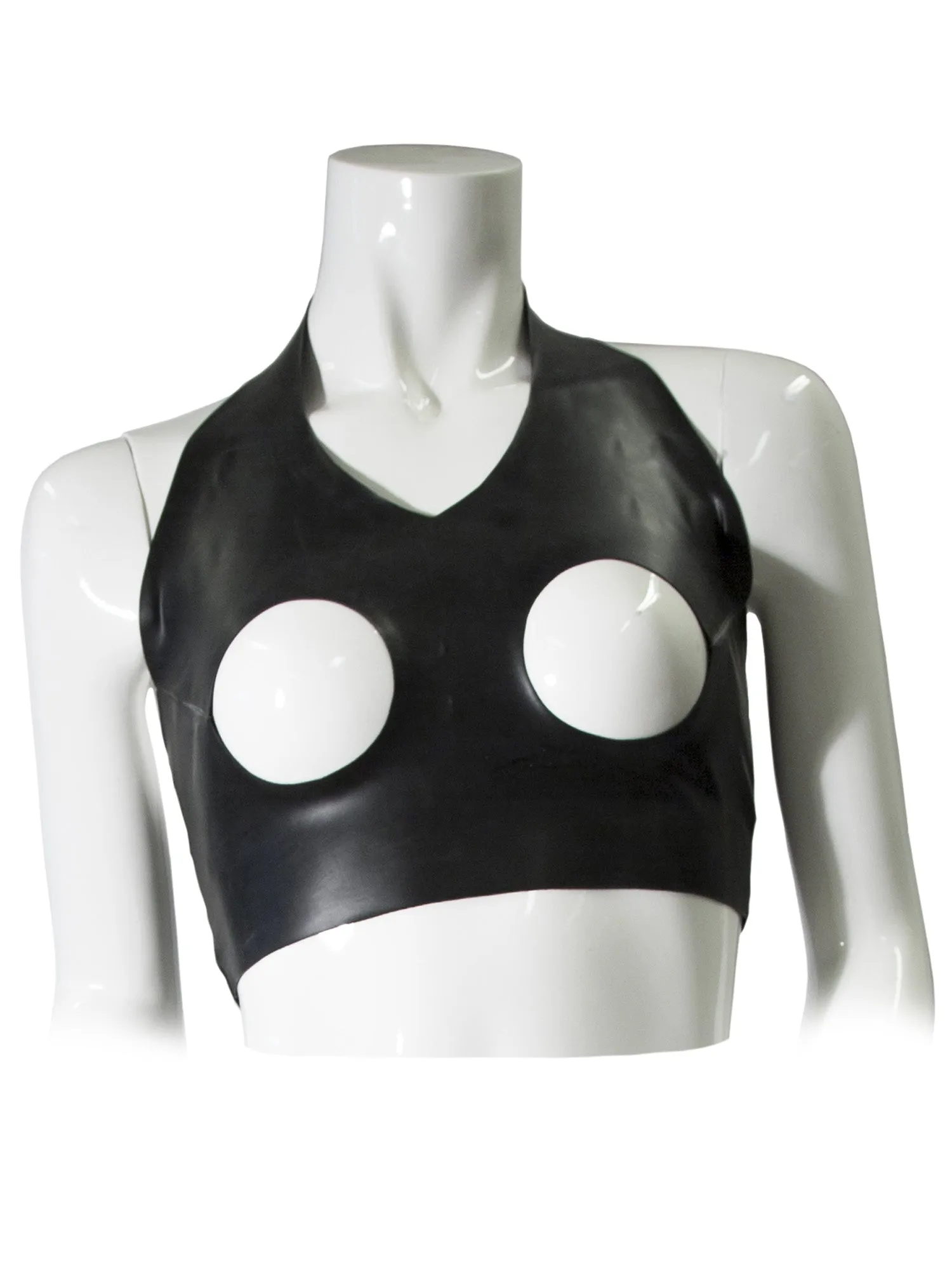 Black Datex Open Cup Top