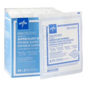 Bulkee II Super Fluff Sponges, 6" x 6.75" in 2-Packs (box of 40)