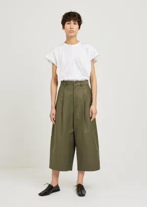 Canvas Wide Leg Pants