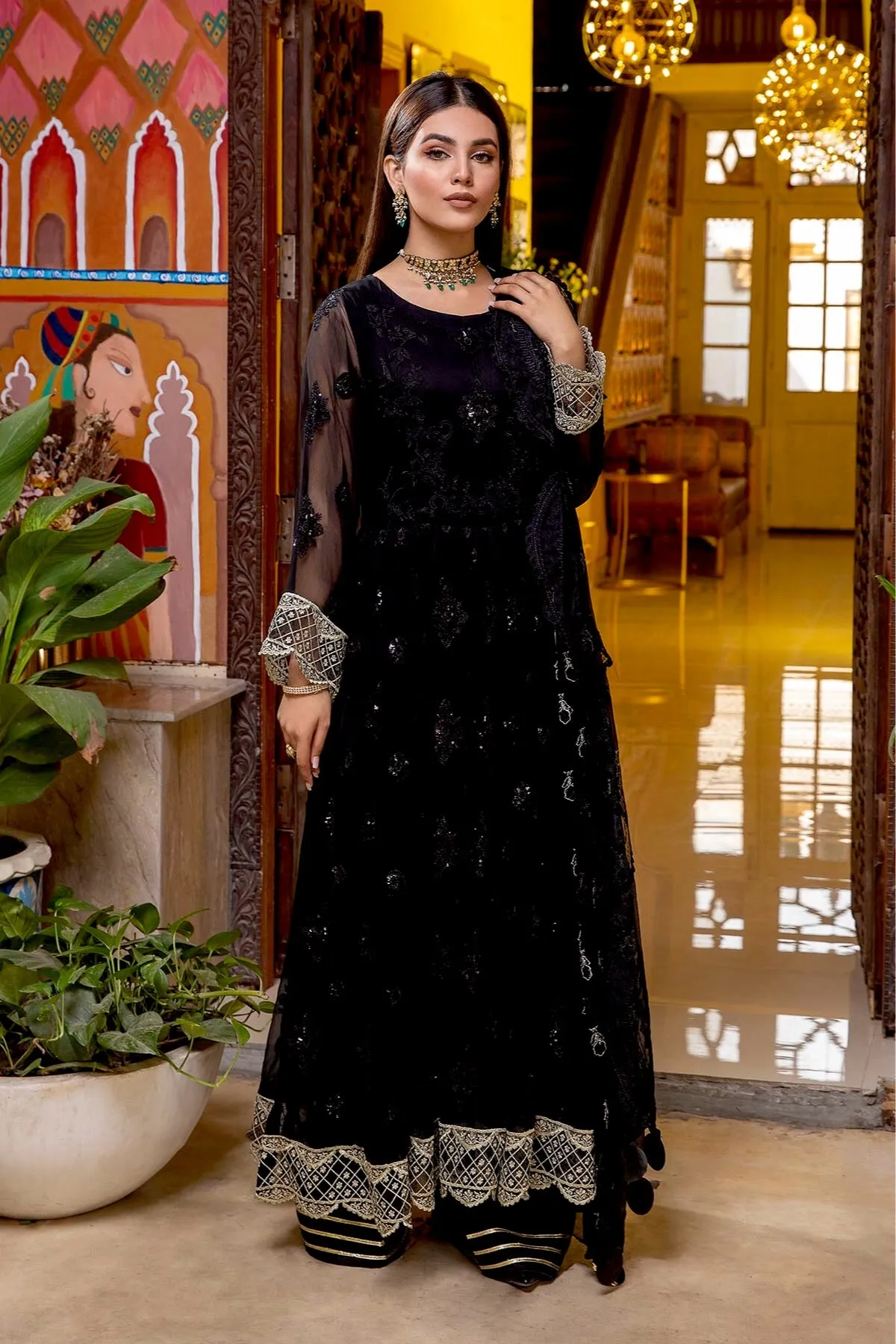 Charizma Celine Embroidered Chiffon Collection – CCE-03