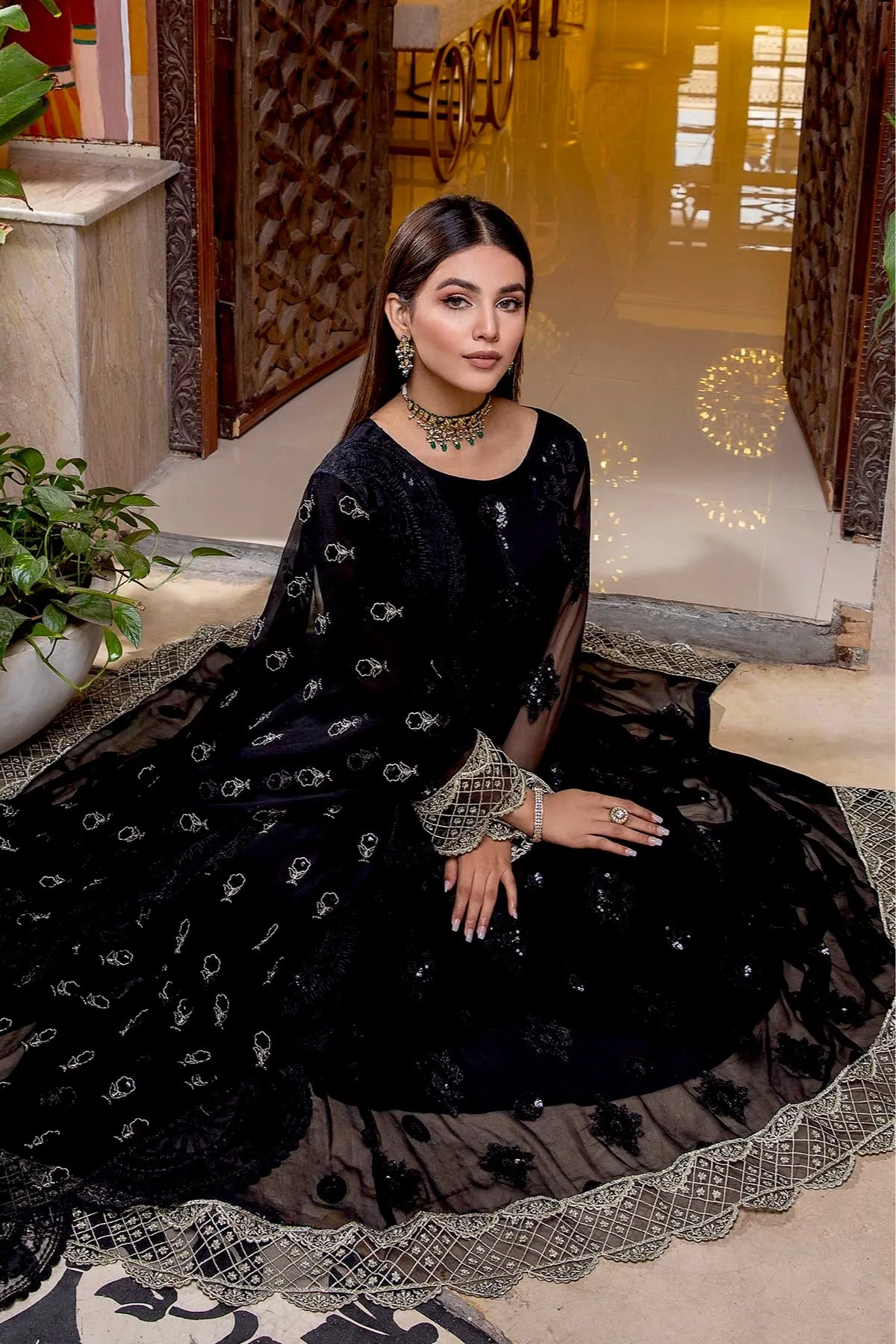Charizma Celine Embroidered Chiffon Collection – CCE-03