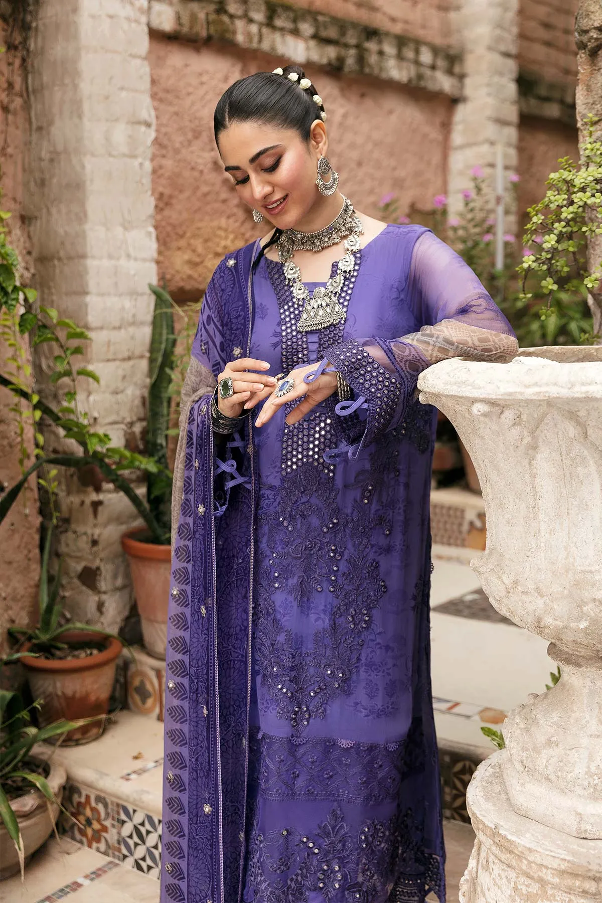Charizma Vasl Embroidered Bamber Chiffon Collection Vol-2 – VSL22-15