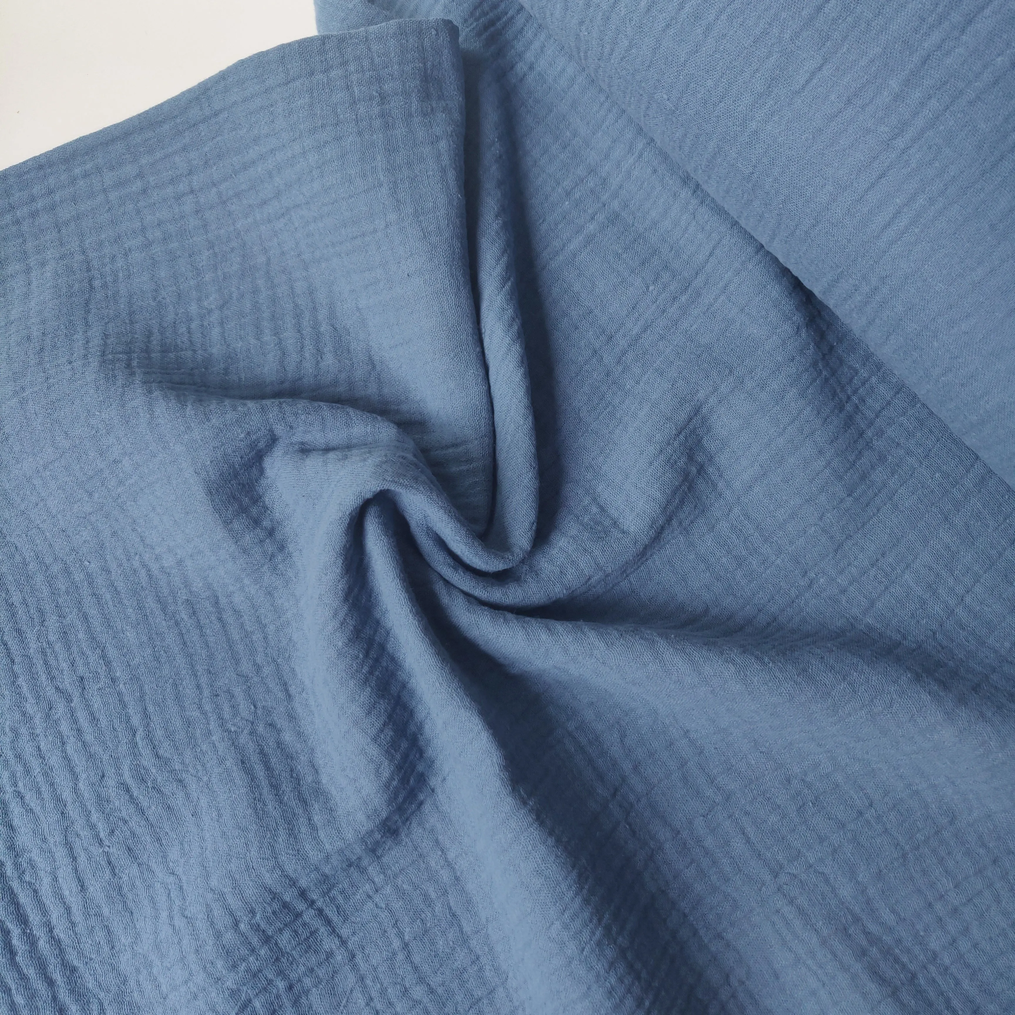 Cotton Double Gauze - French Navy