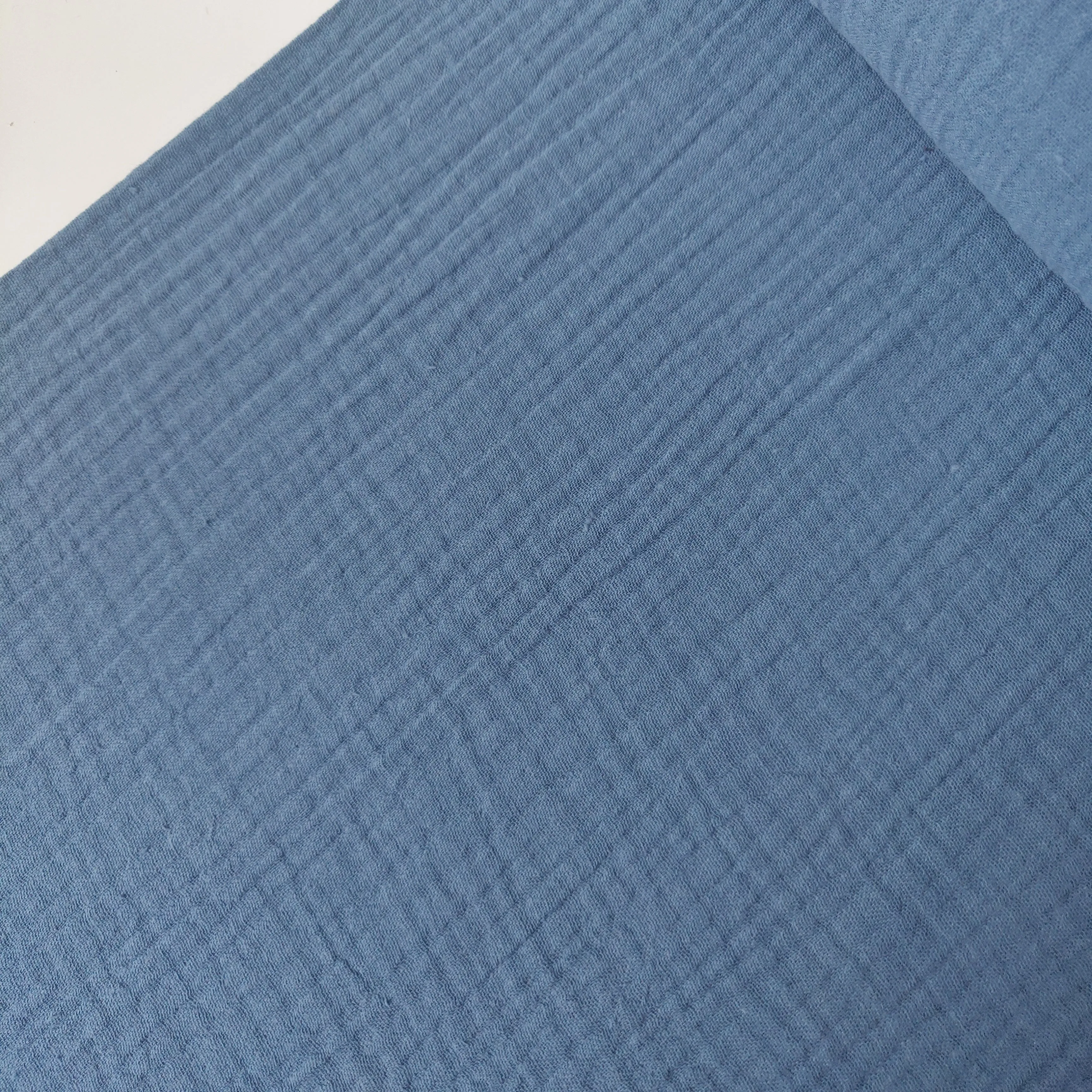 Cotton Double Gauze - French Navy