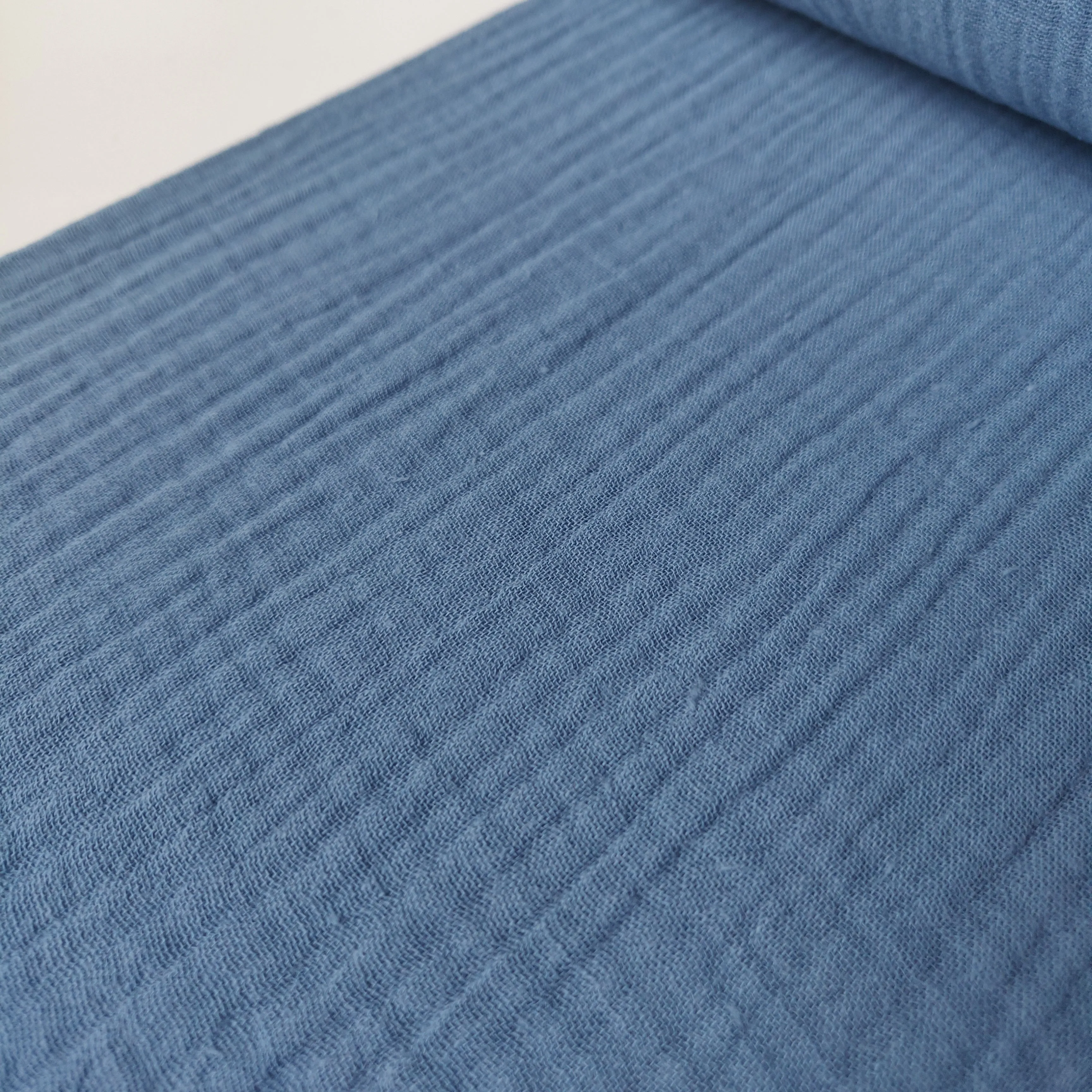 Cotton Double Gauze - French Navy