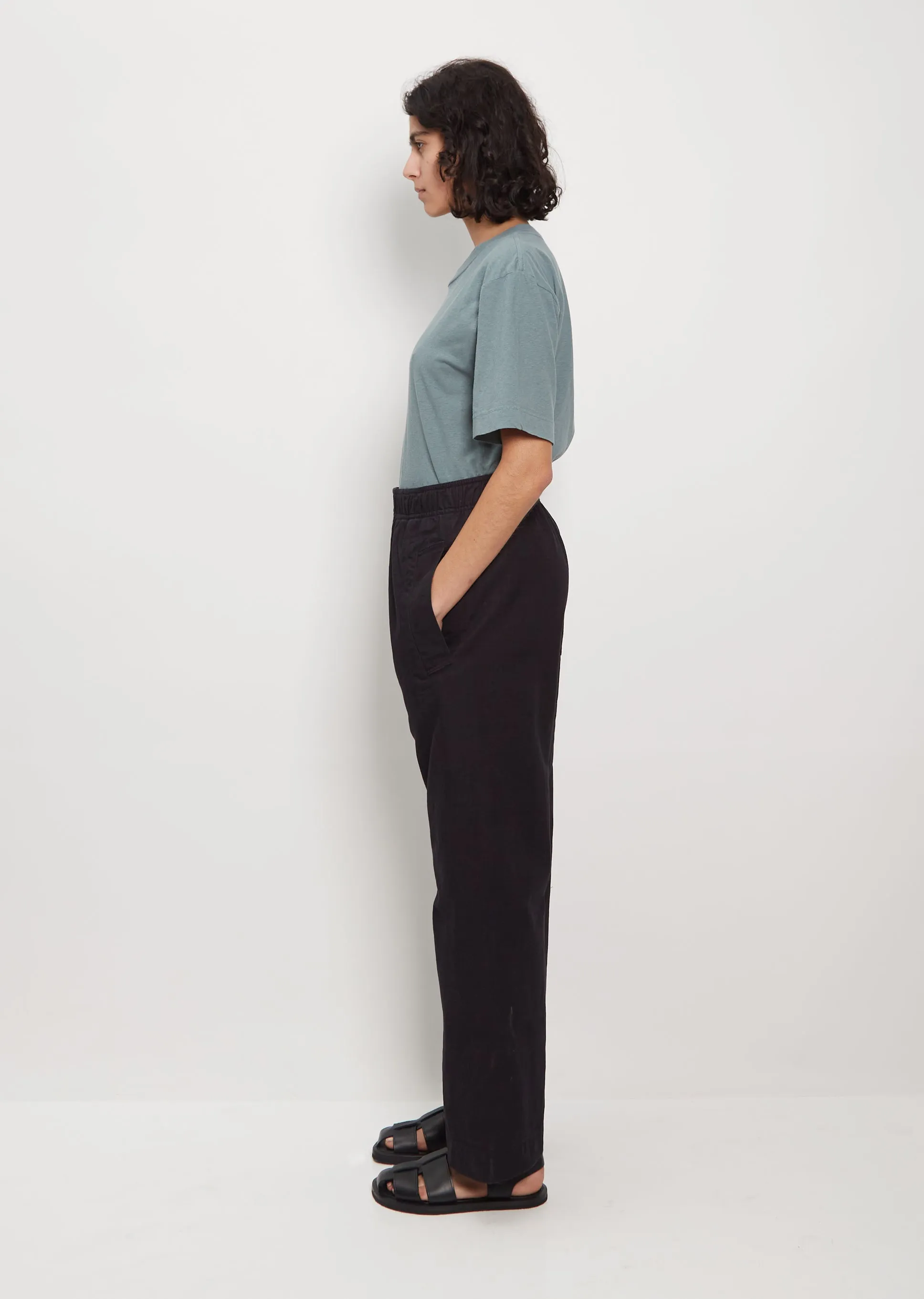 Cotton Wide Leg Jogger