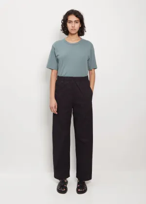Cotton Wide Leg Jogger