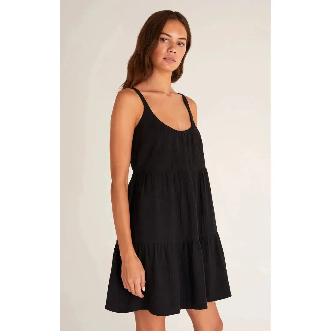 DANNY GAUZE MINI DRESS