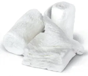 Dermacea Crinkle Gauze Fluff Roll Bandage, Sterile