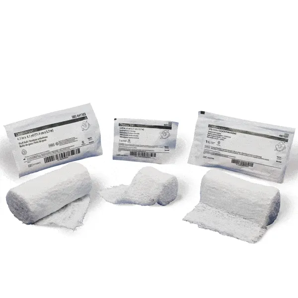 Dermacea Crinkle Gauze Fluff Roll Bandage, Sterile