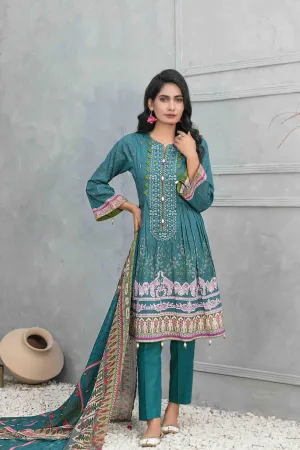 Devina by Tawakkal Stitched 3 Piece Emb Lawn Collection'2023-DVS-8745
