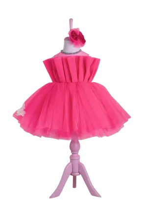Eliza Pink Party Dress