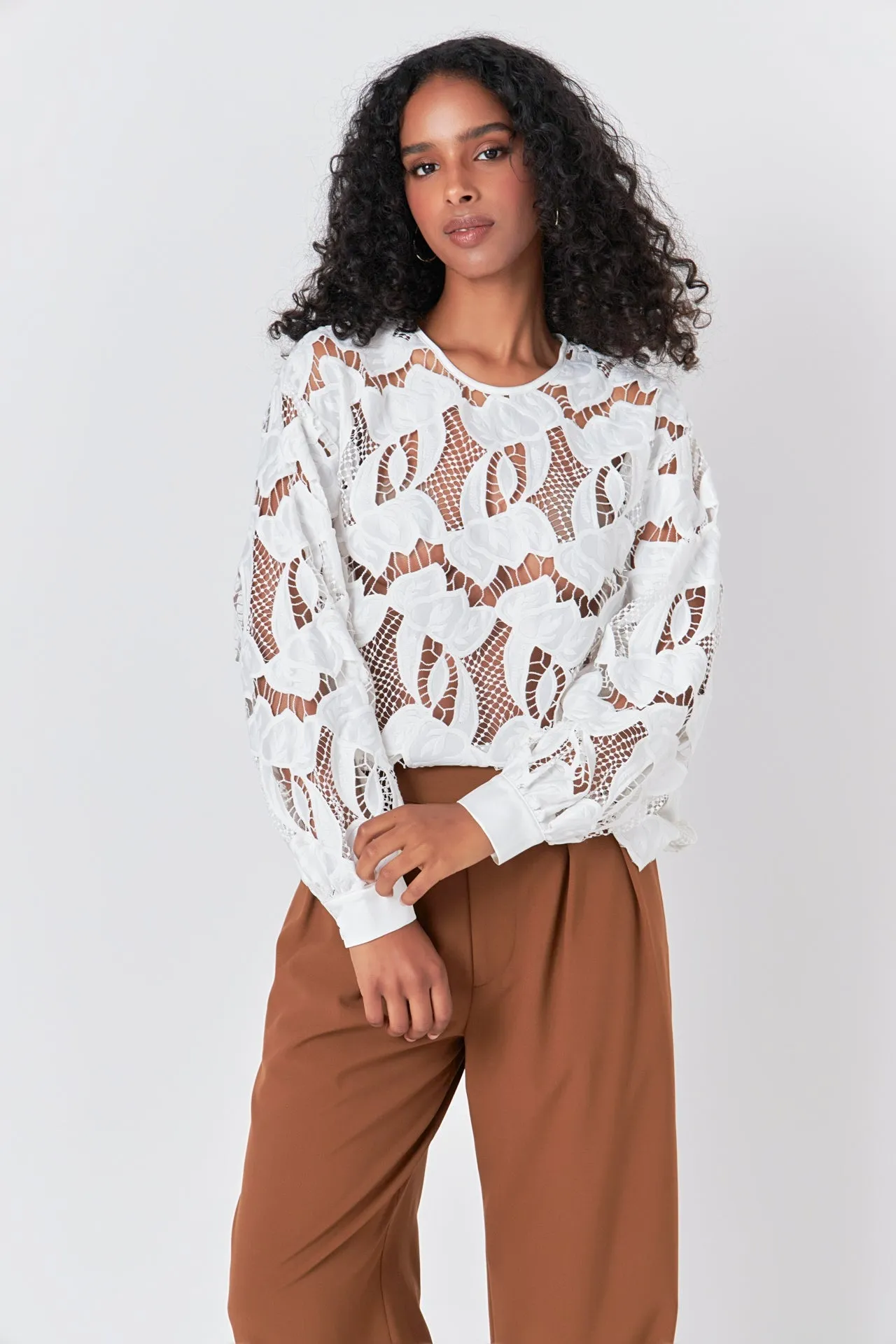 Endless Rose - Lace Blouse