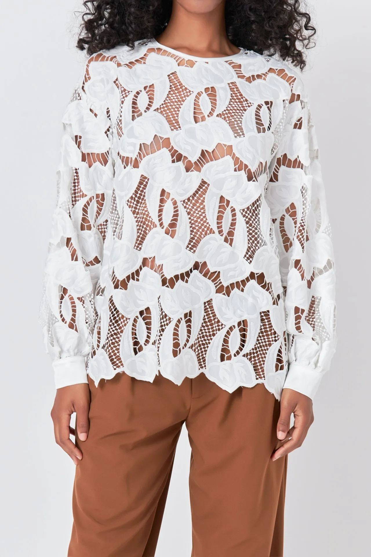 Endless Rose - Lace Blouse