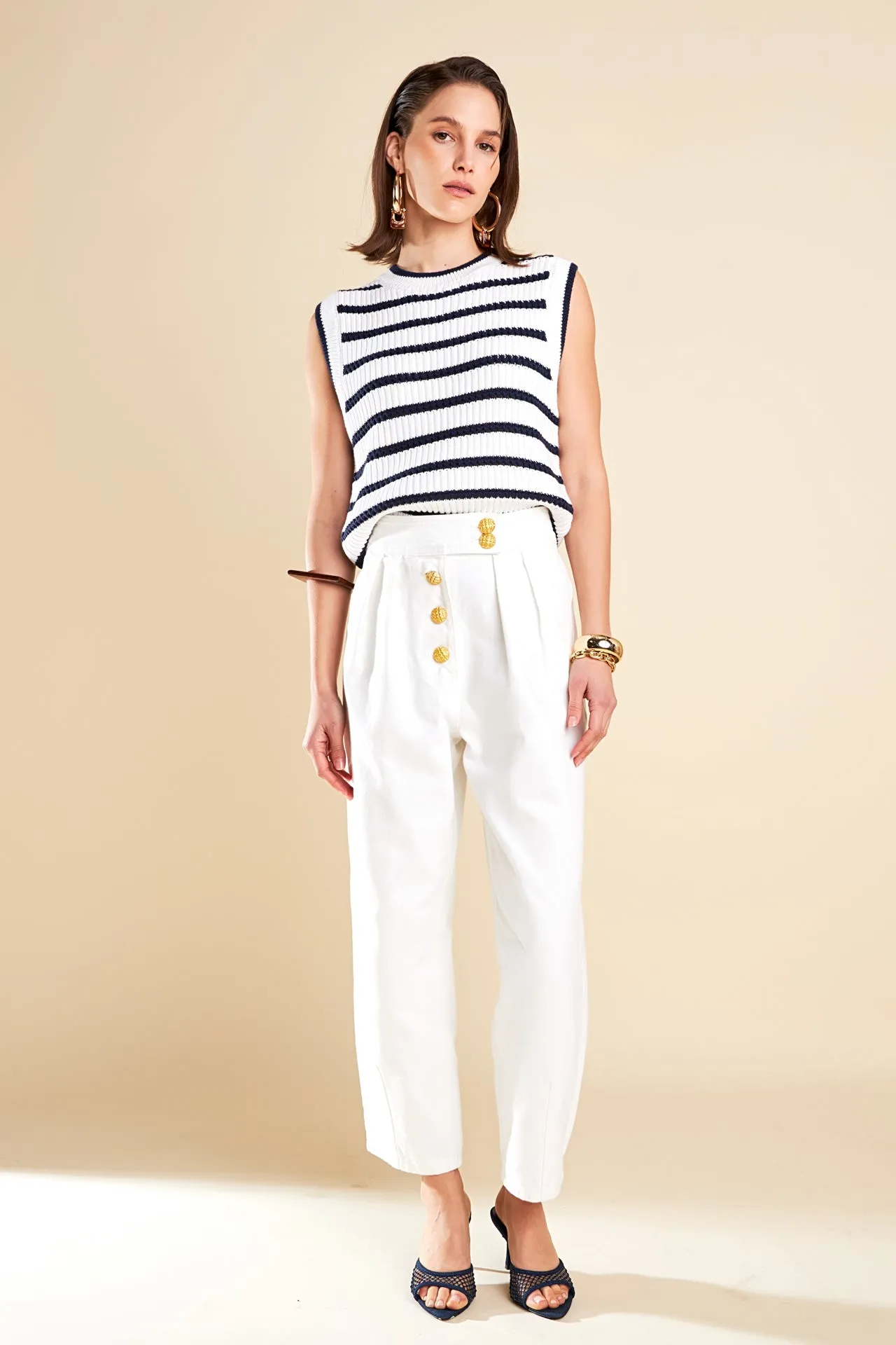English Factory - Knit Stripe Top