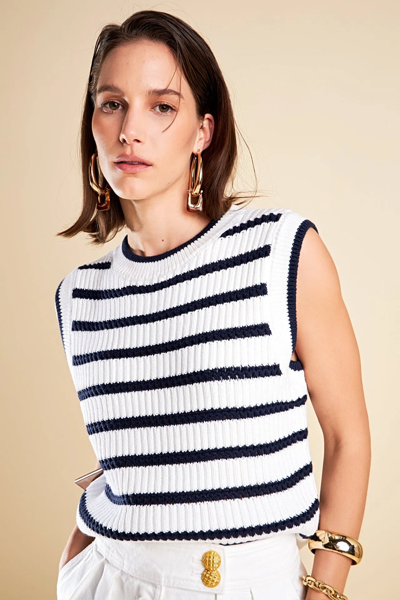 English Factory - Knit Stripe Top