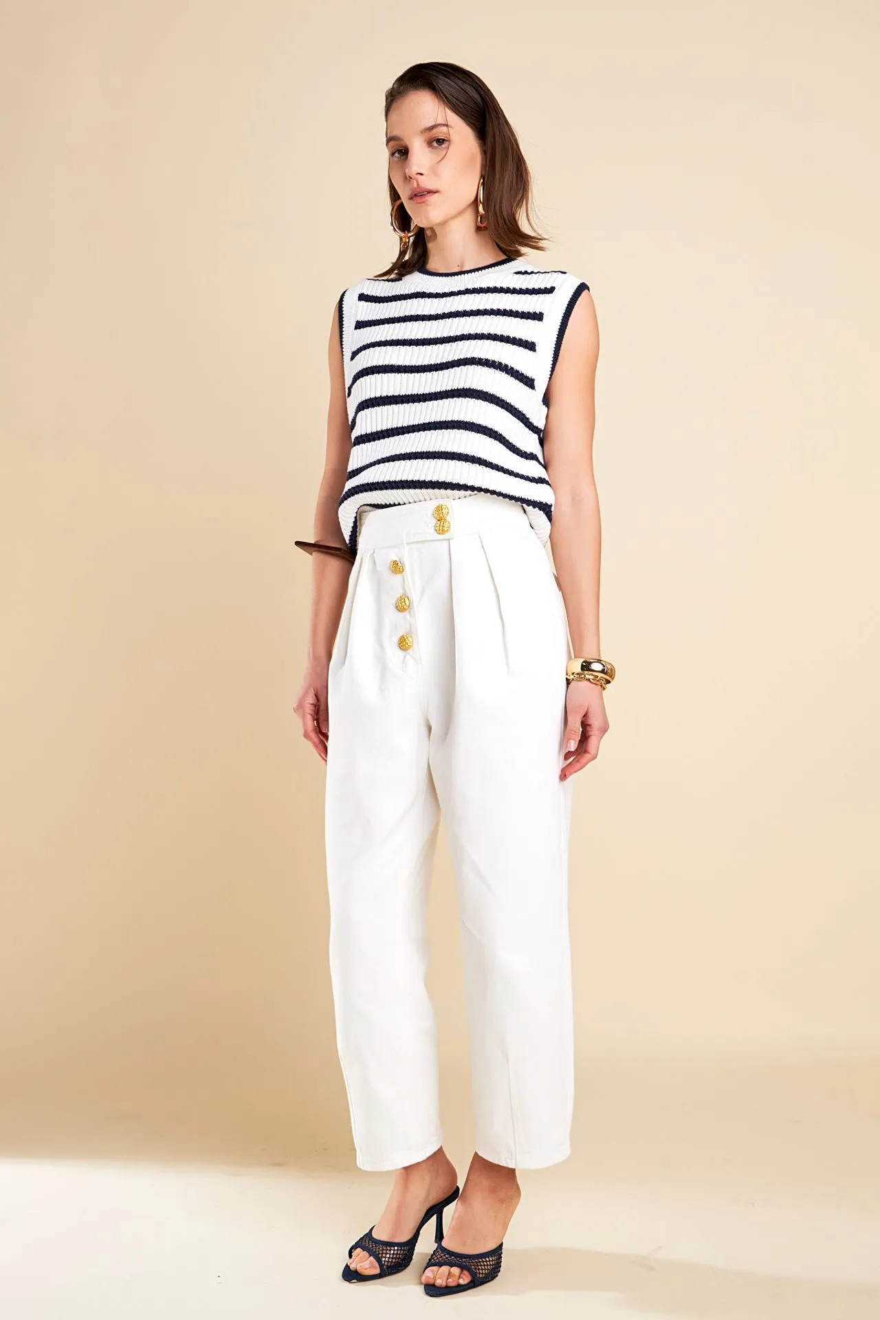 English Factory - Knit Stripe Top