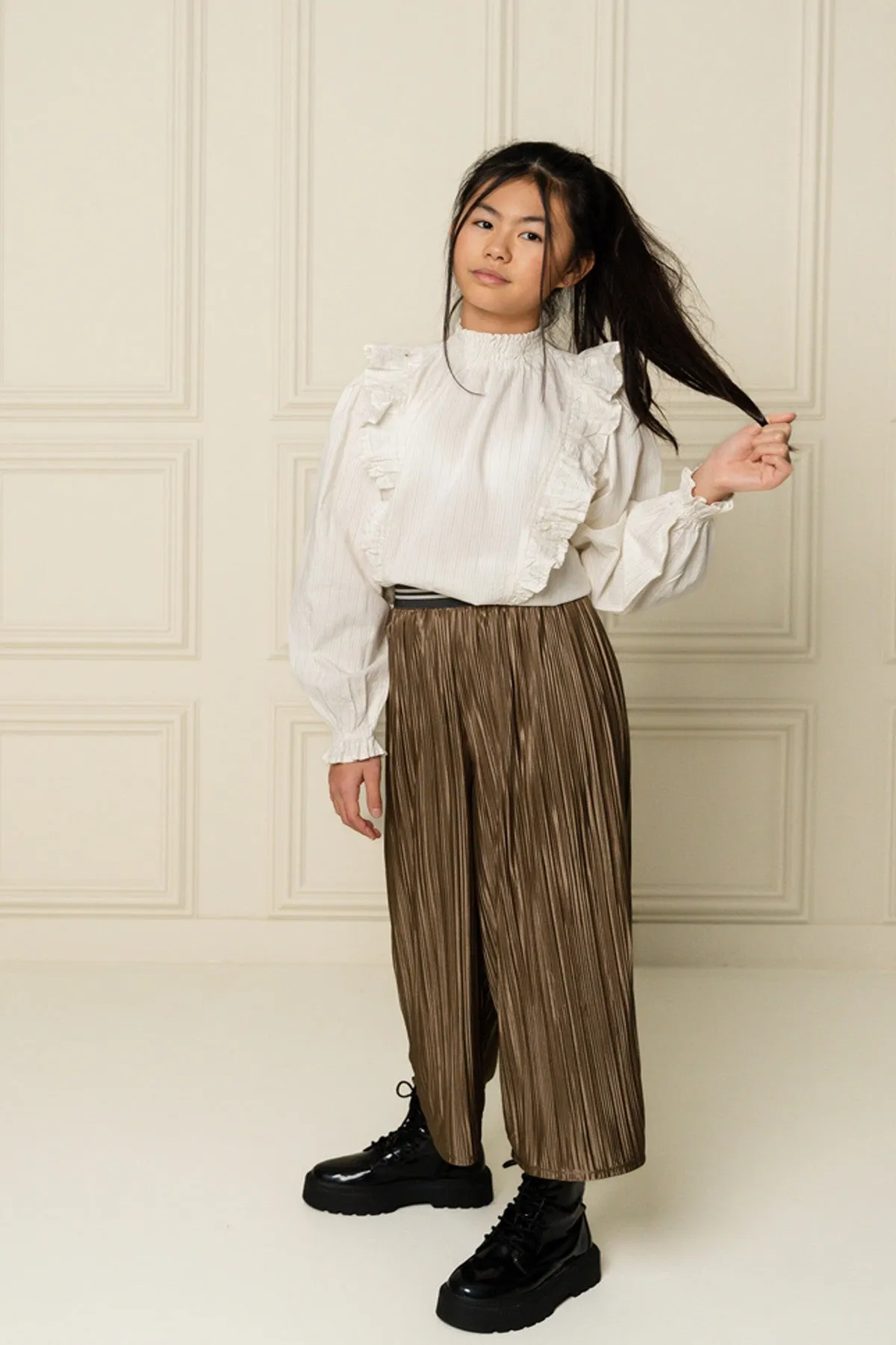 Fenni Wide leg pants Coffee