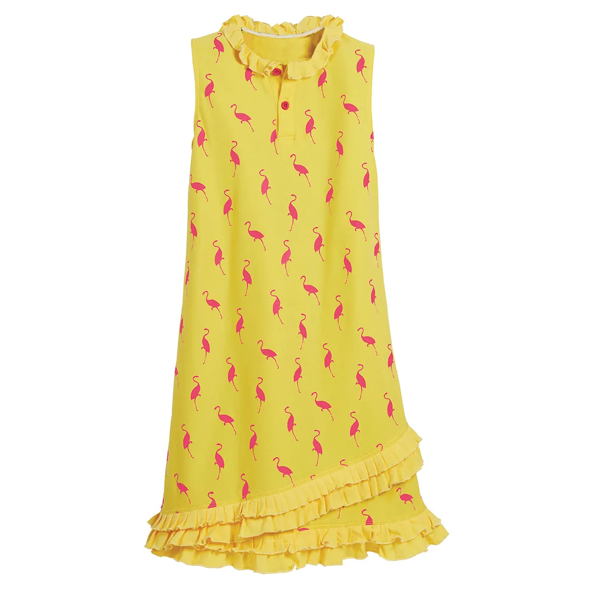 Flamingo Polo Dress