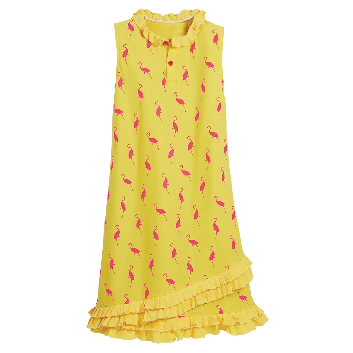 Flamingo Polo Dress