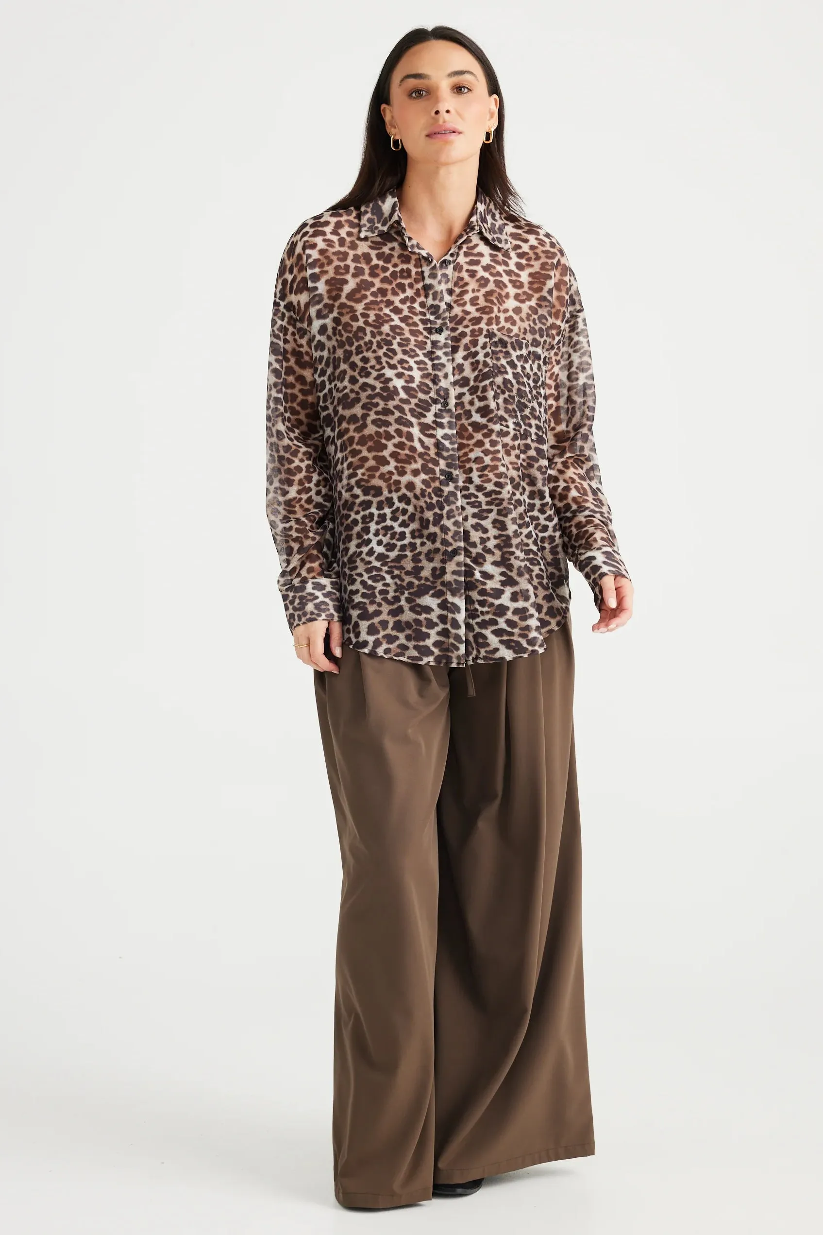 Fortune Shirt in Leopard