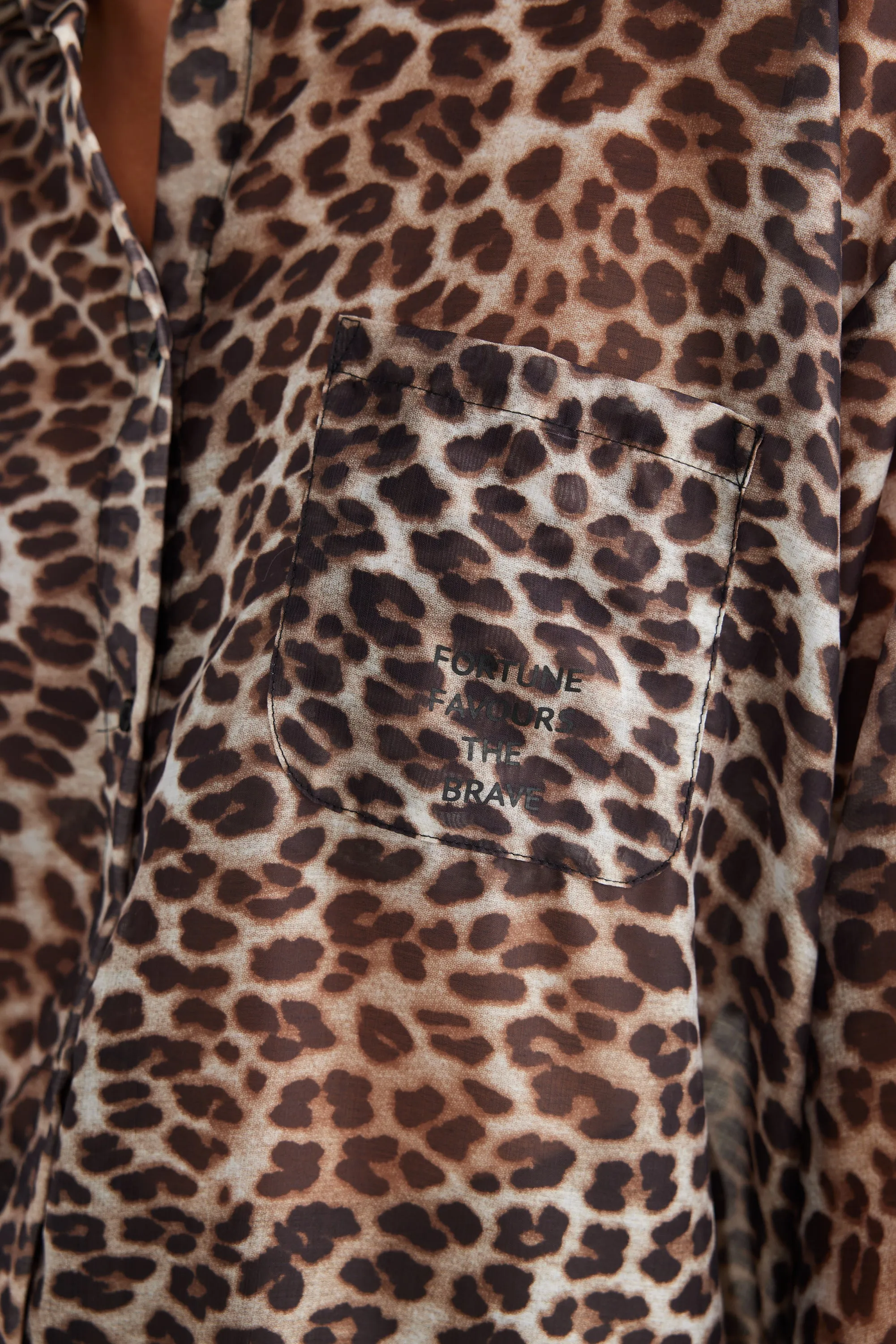 Fortune Shirt in Leopard