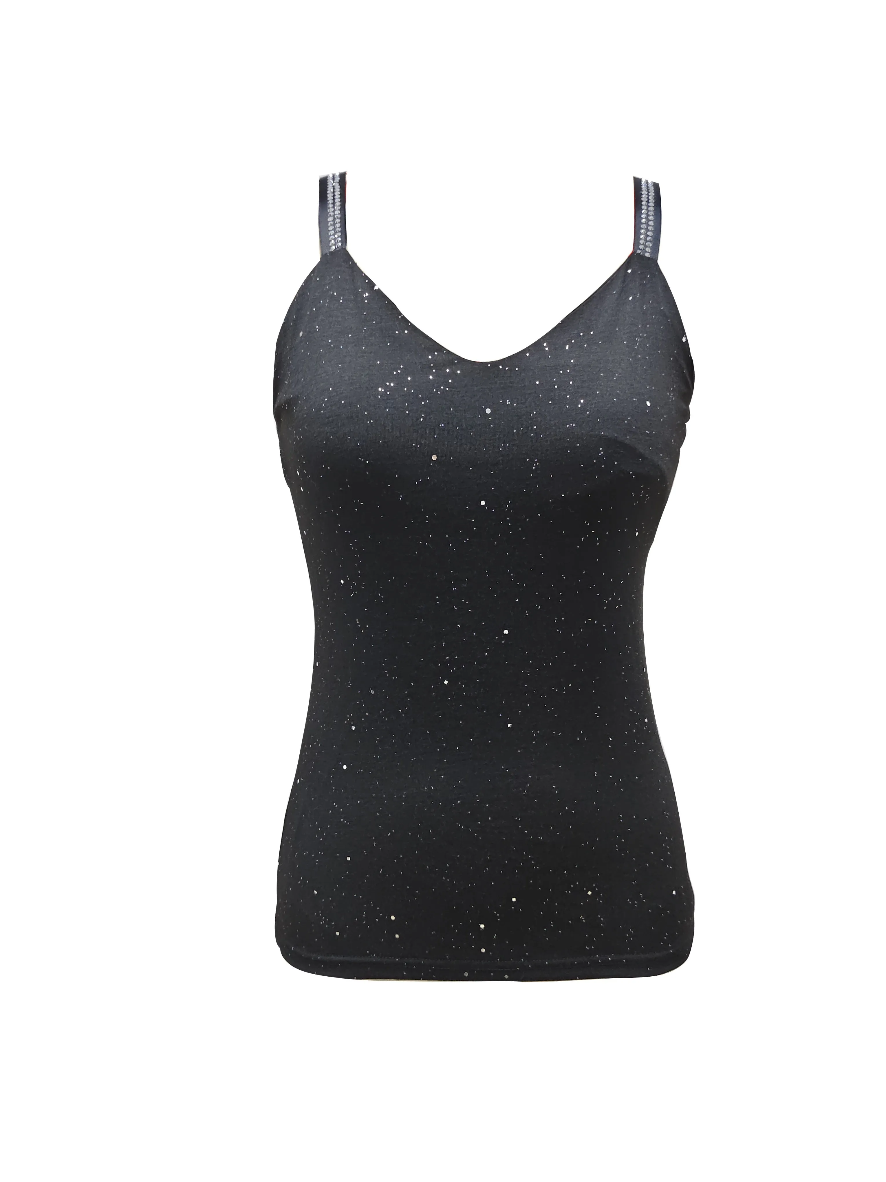 Galaxy Print Spaghetti Strap Tank Top for Summer Style