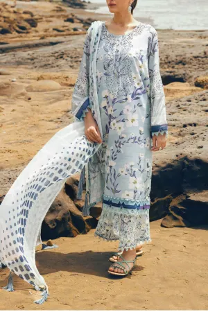 Gardenia By Nureh Unstitched 3 Piece Emb Chikankari Collection'2024-NSG-151