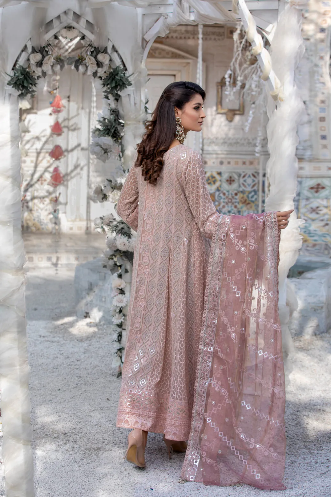 Glitterati by Tawakkal Semi Stitched Ornate Embroidered Collection'2023-8073-Fantasia
