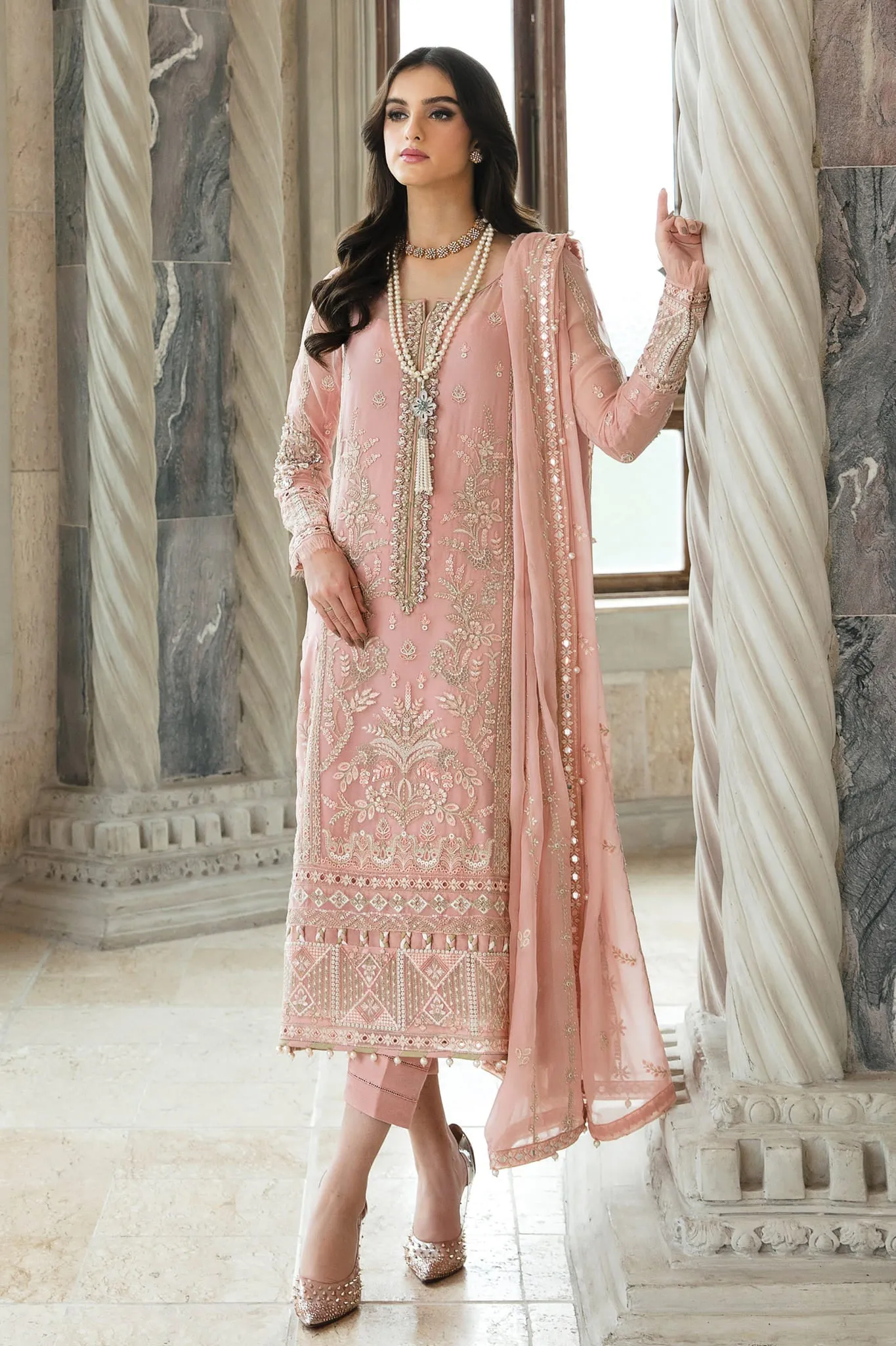 Gulaal Unstitched 3 Piece Embroidered Chiffon Eid Collection'2023-01-Isabella