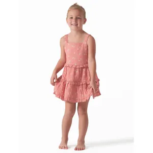 Infant & Toddler Girls Pink Raspberries Tiered Dress