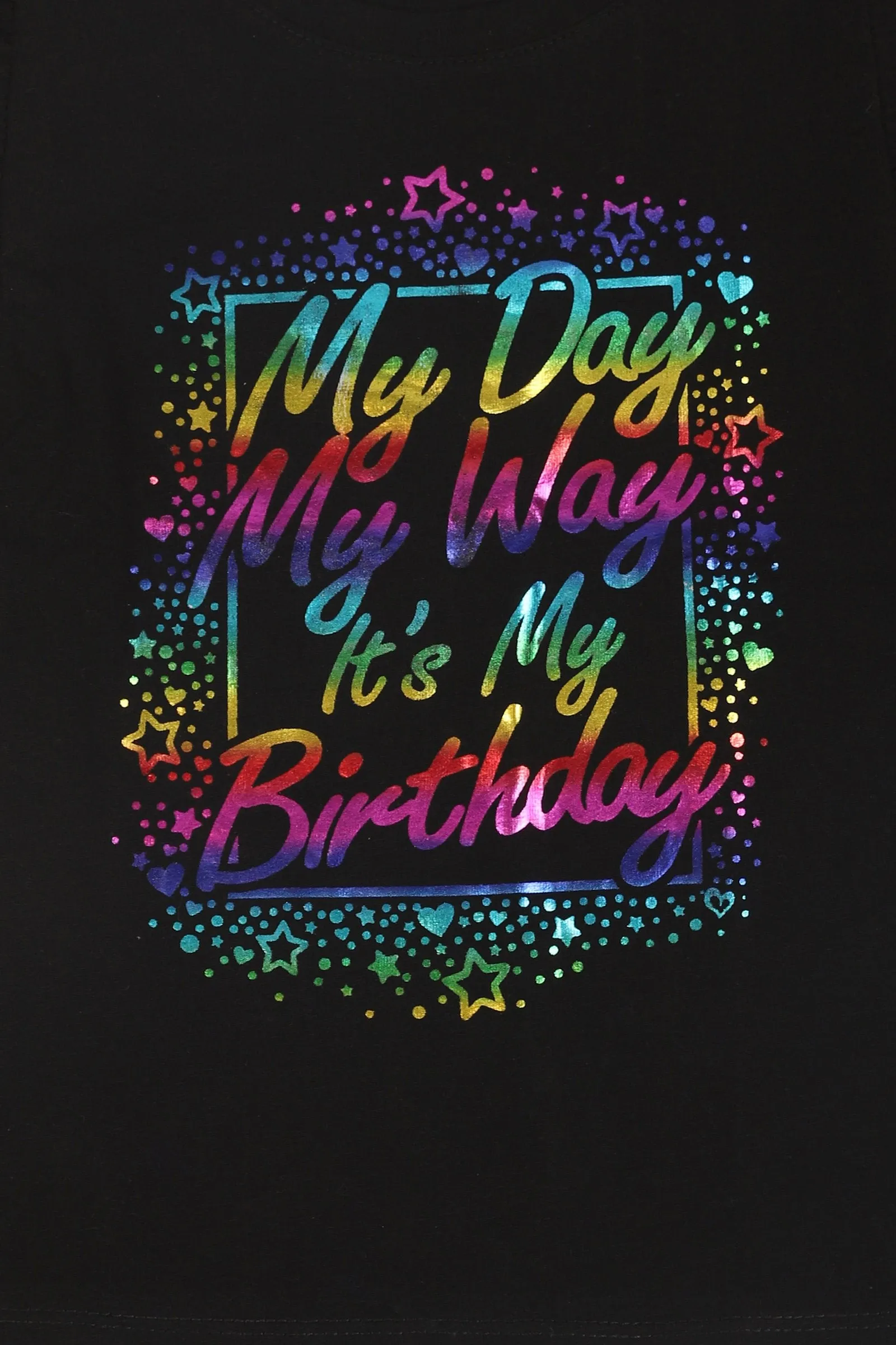 Its My Birthday' Print T-Shirt